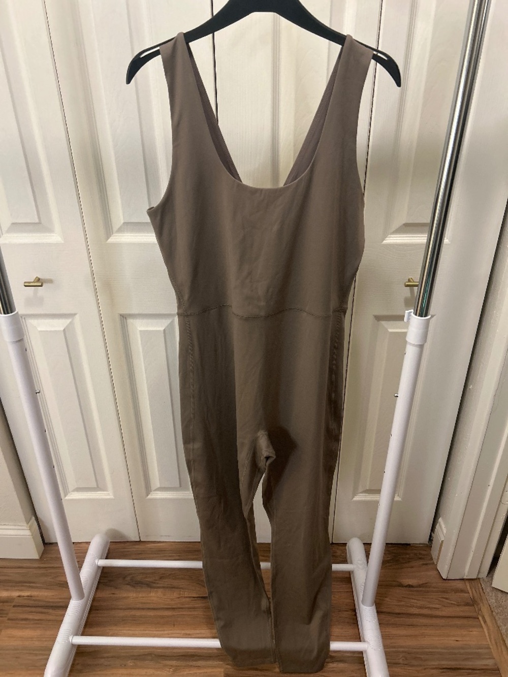 All In Motion Scoop Neck Bodysuit- Dark Brown